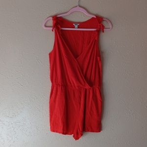 GUESS women's romper tangerine 🍊  in color size (S) gorgeous